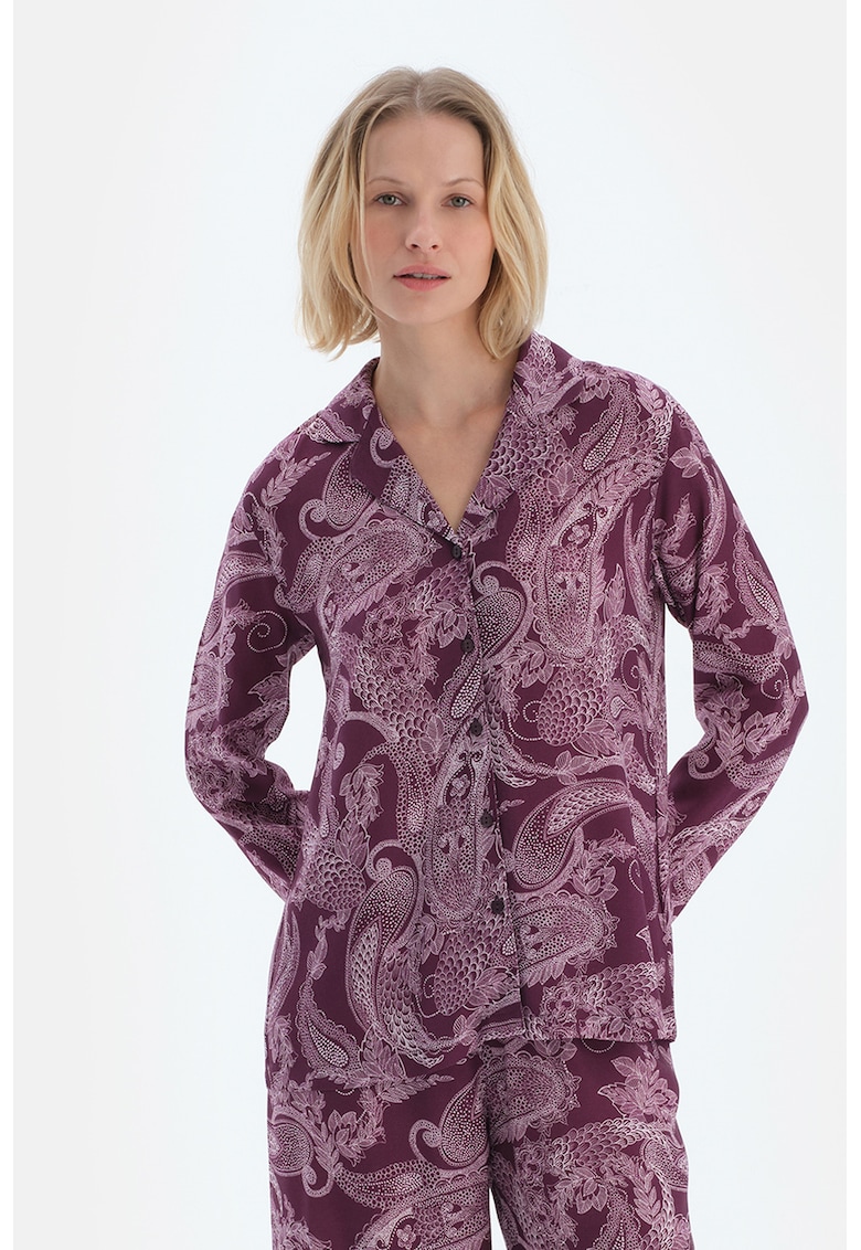 Bluza de pijama cu imprimeu