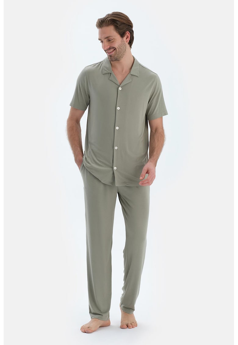 Pijama lunga din amestec de modal