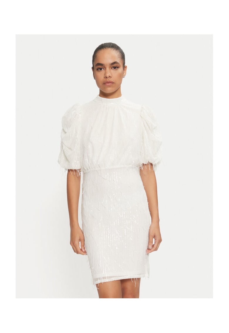 Rochie dama - 304732331 - Poliester - Bej - Bej