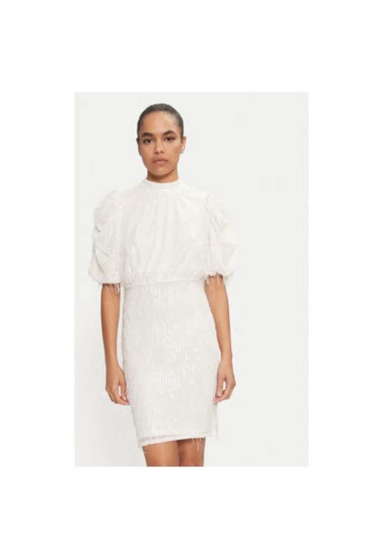 Rochie dama - 304732331 - Poliester - Bej Rochie dama - 304732331 - Poliester - Bej