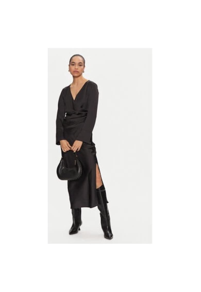 Rochie dama - 305002815 - Poliester - Negru - Negru
