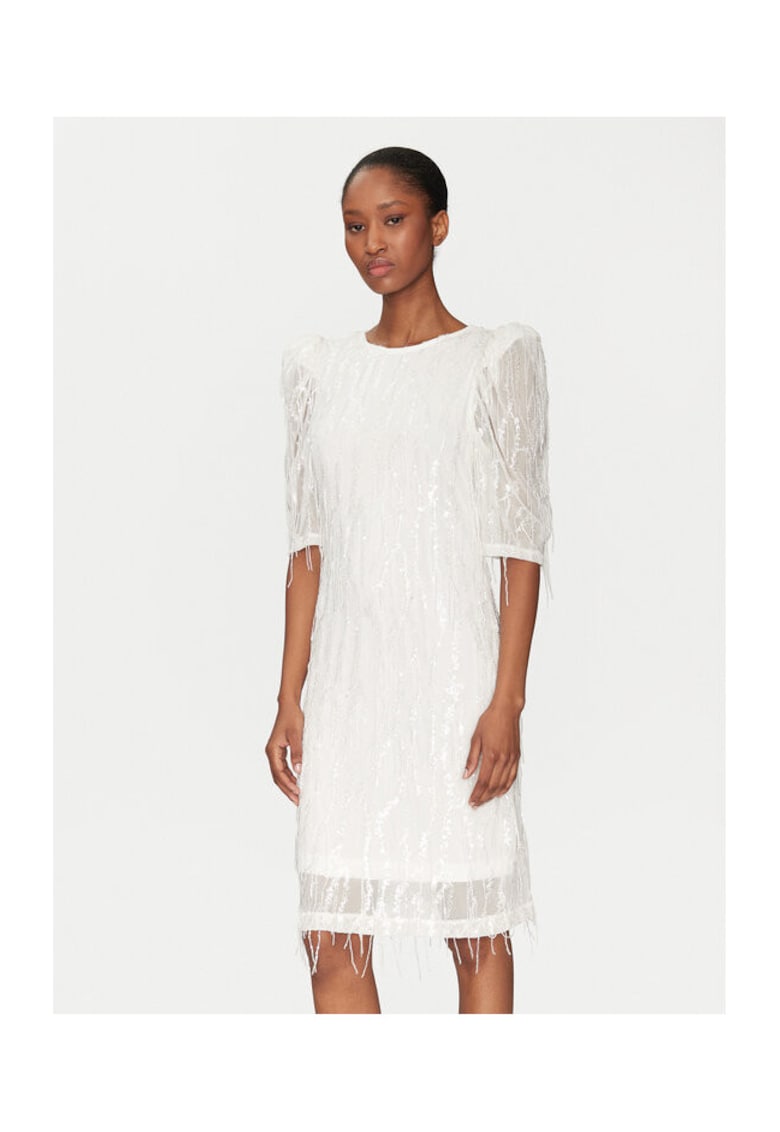 Rochie dama - 304950674 - Poliester - Alb - Alb