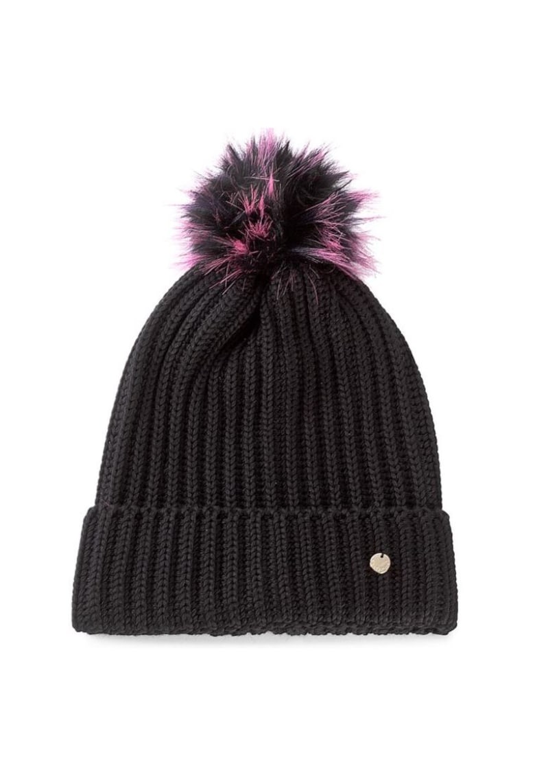 Armani Jeans Caciulia tricotata gros cu pom pom