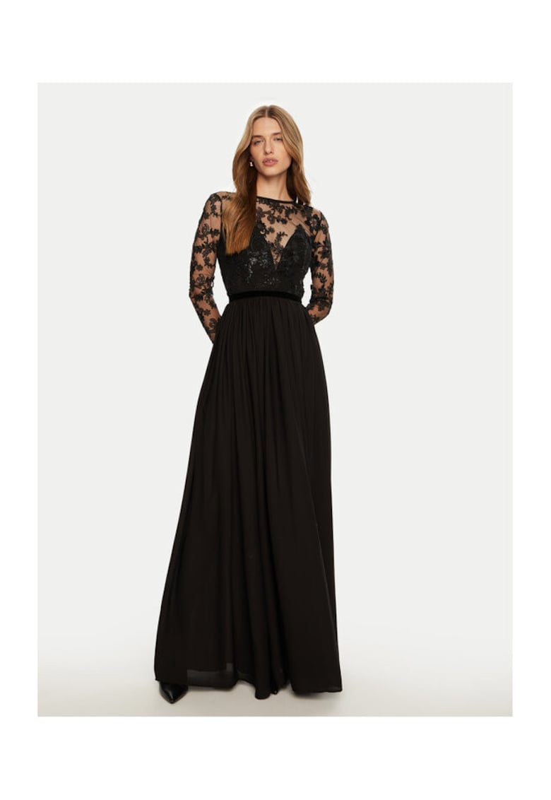 Rochie dama - Sintetic - Negru - Negru
