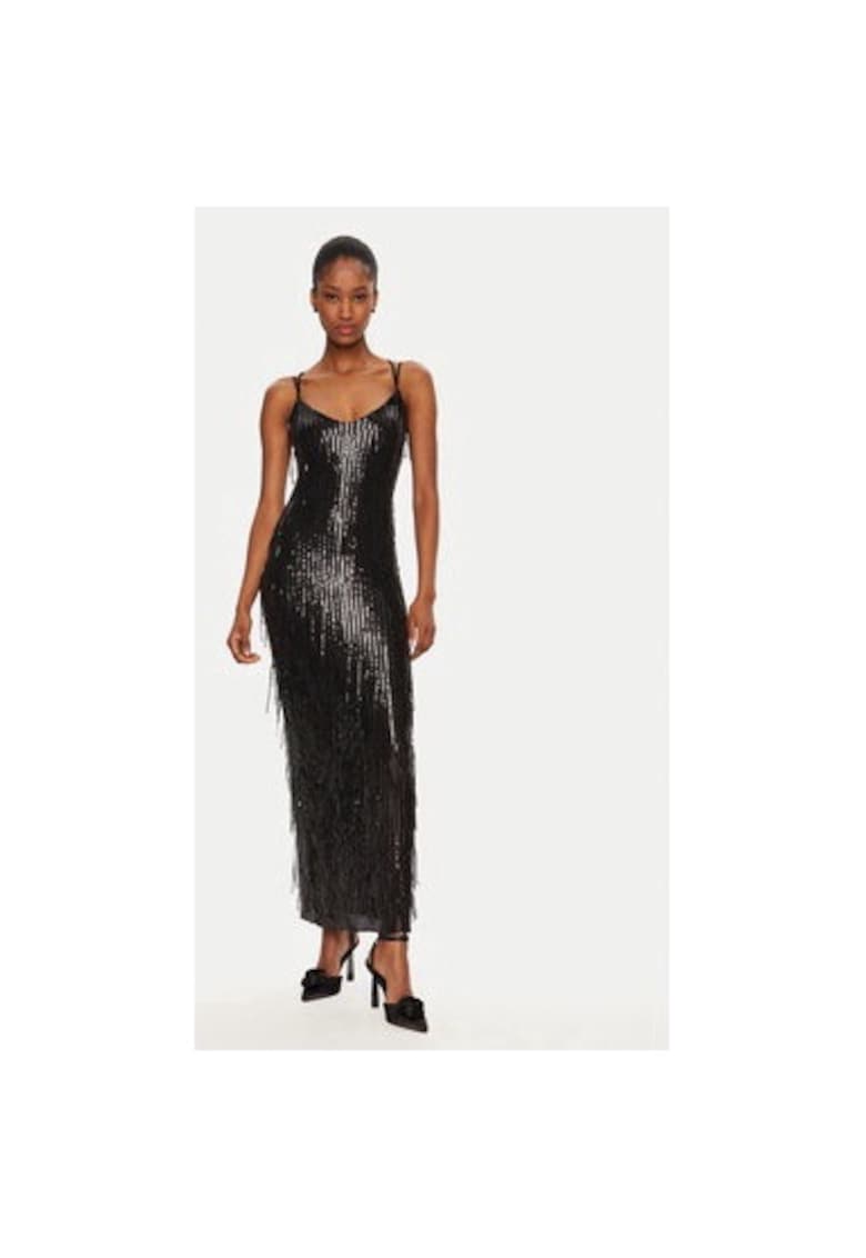 Rinascimento Rochie dama - 305017970 - Poliester - Negru - Negru