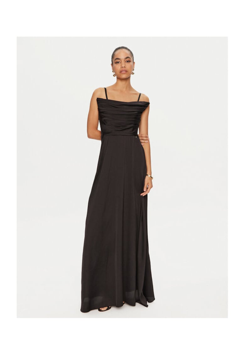 Rochie dama - 304898303 - Poliester/Bumbac - Negru - Negru