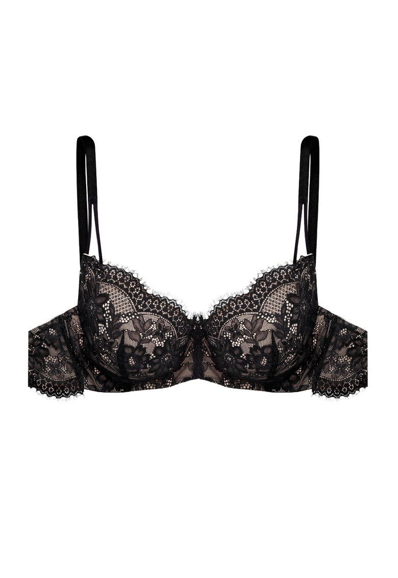 Sutien push-up Kitty Negru - Negru
