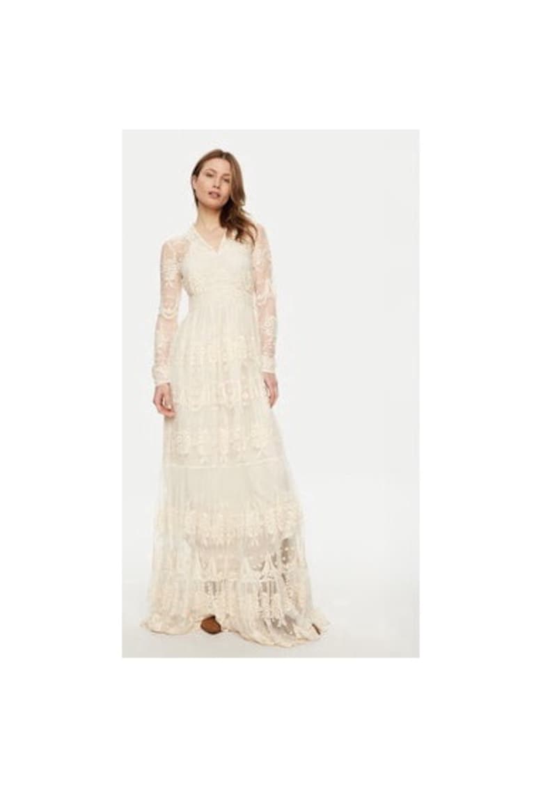 Rochie dama -  304893667 - Bumbac/Poliamida - Alb Rochie dama -  304893667 - Bumbac/Poliamida - Alb