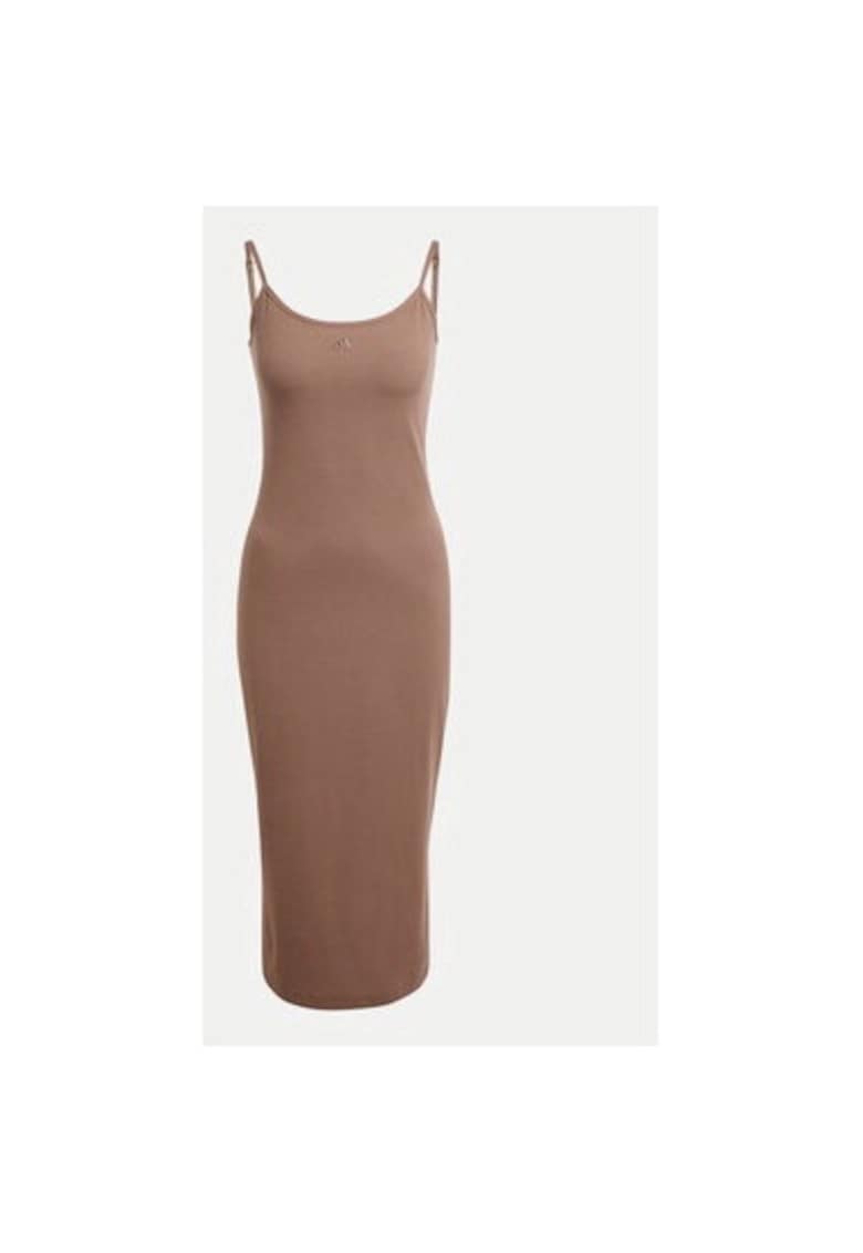 Adidas Rochie dama - 303899875 - Viscoza/Bumbac/Elastan - Maro - Maro