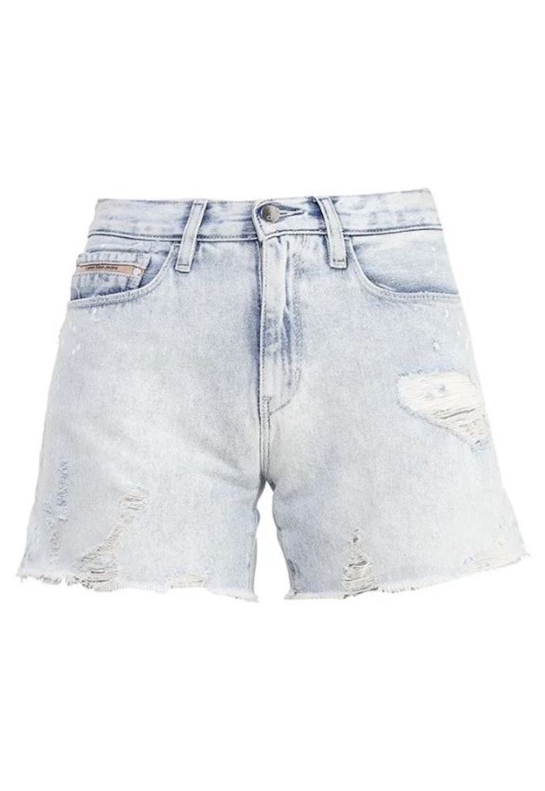 Calvin Klein Jeans Pantaloni Scurti Din Denim Cu Talie Inalta