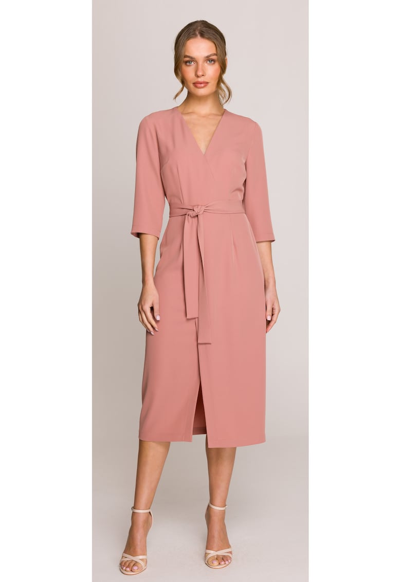 Rochie cu model petrecut - Rosu -