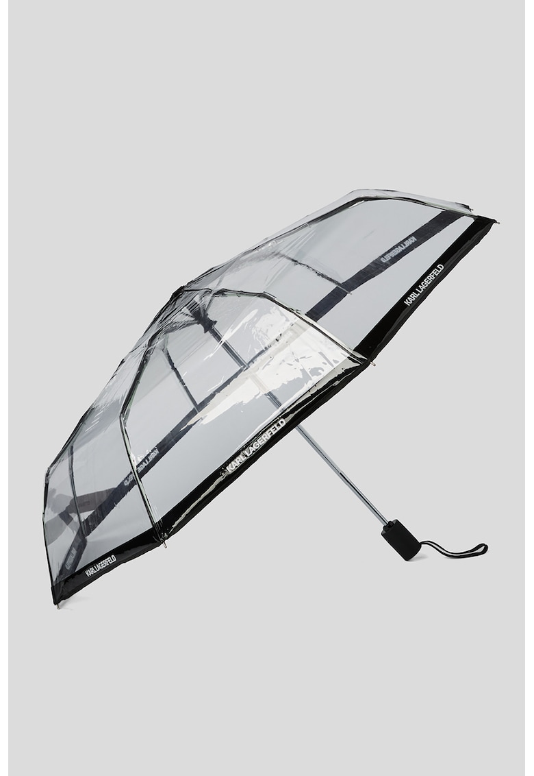 Umbrela automata cu aspect transparent - Negru/Transparent