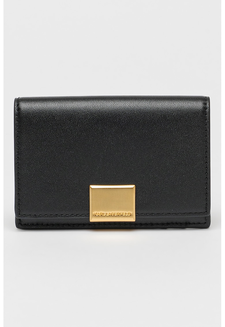 Portcart de piele Forever - Negru