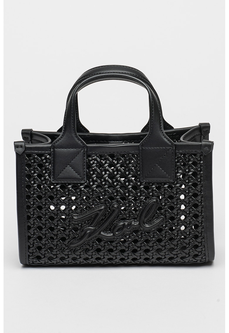 Geanta crossbody din piele ecologica cu bareta detasabila Skuare