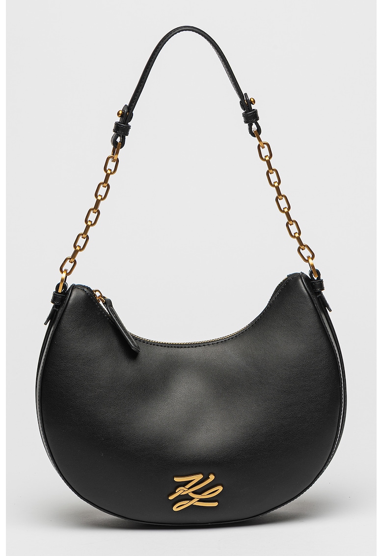 Geanta de piele cu bareta de umar Autograph Moon