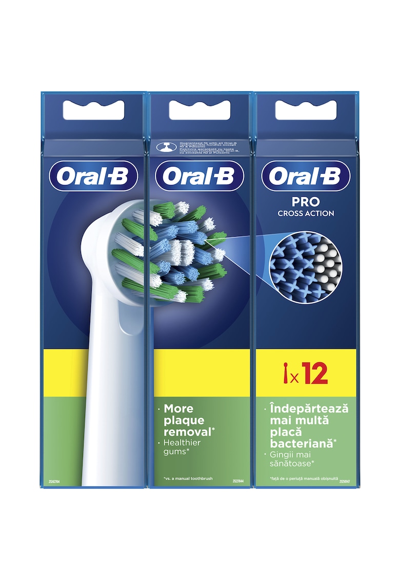 Rezerve periuta de dinti electrica Pro Cross Action - 12 buc