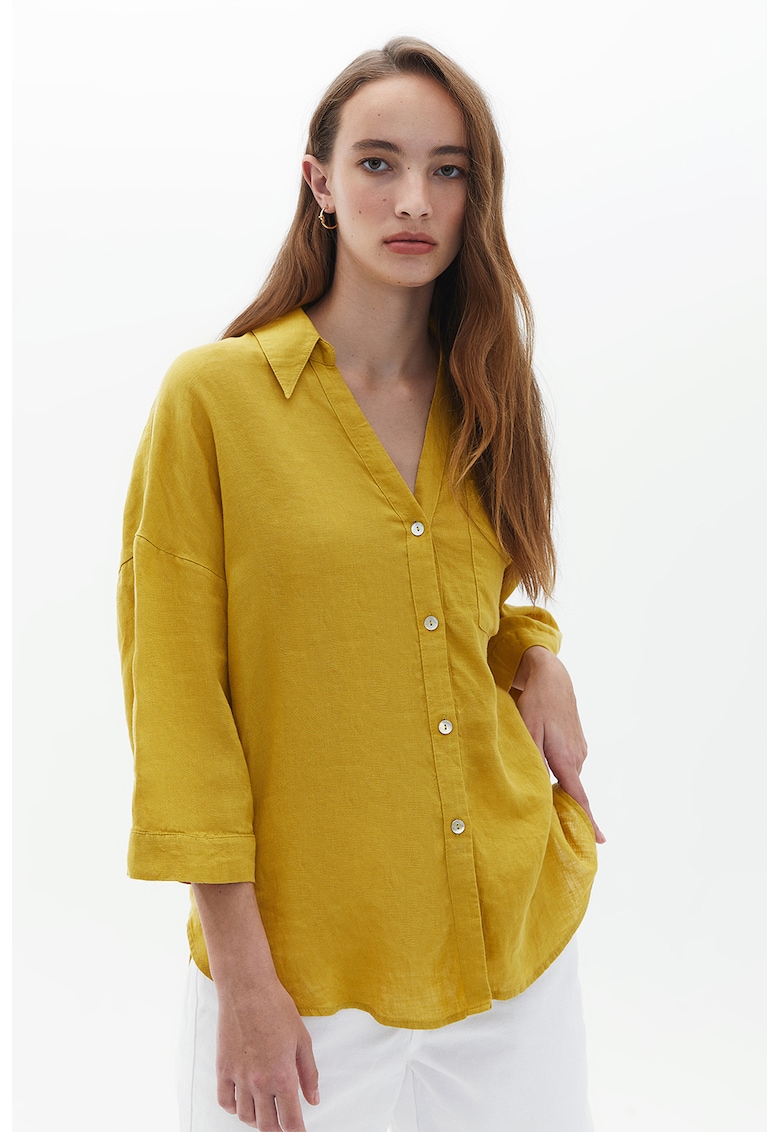 Camasa supradimensionata din in