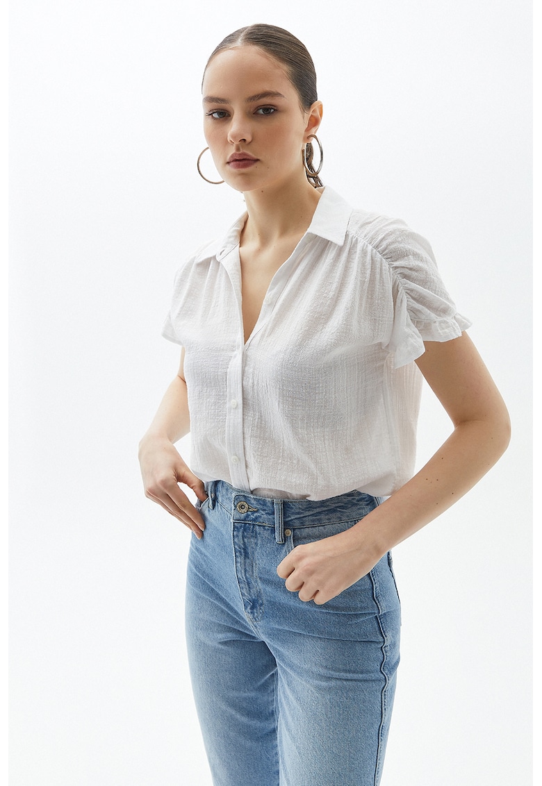 Camasa cu maneci cu volane