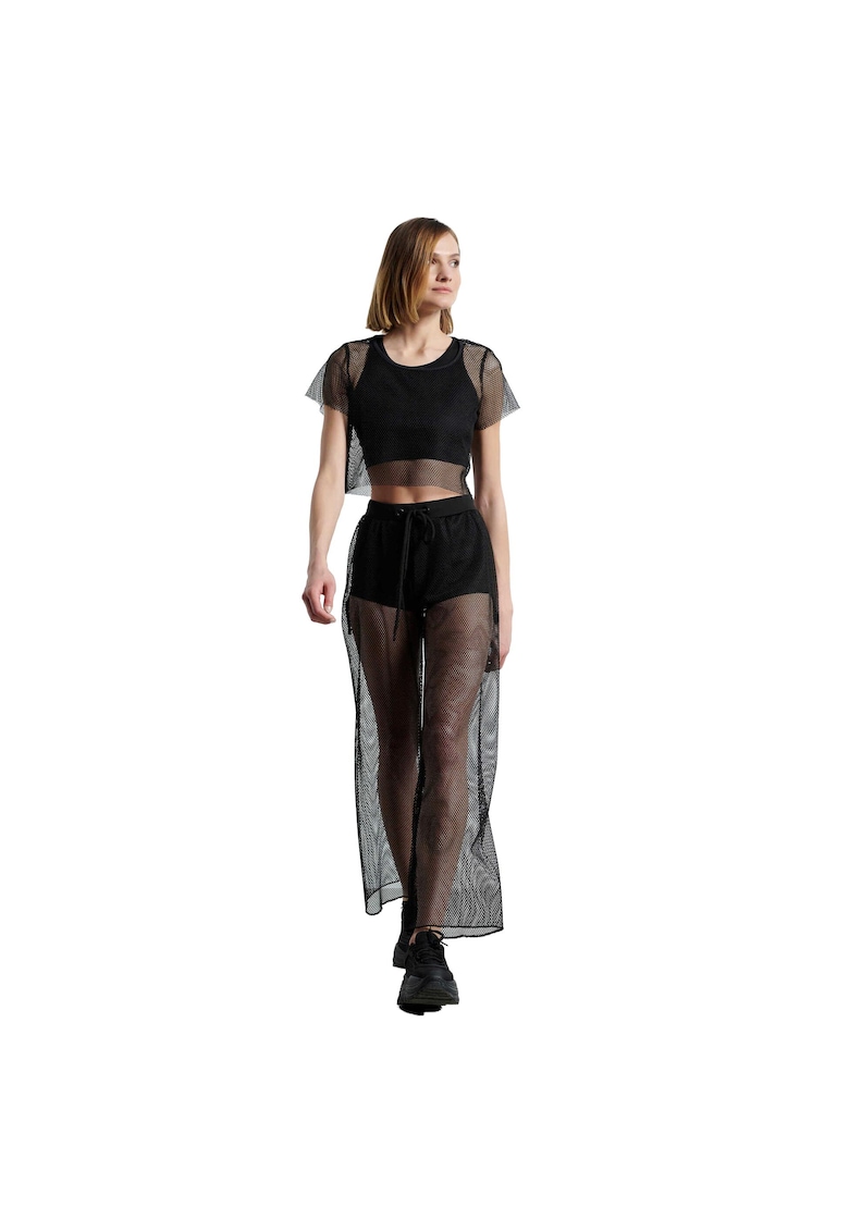 Pantaloni sport dama - Poliester - Negru