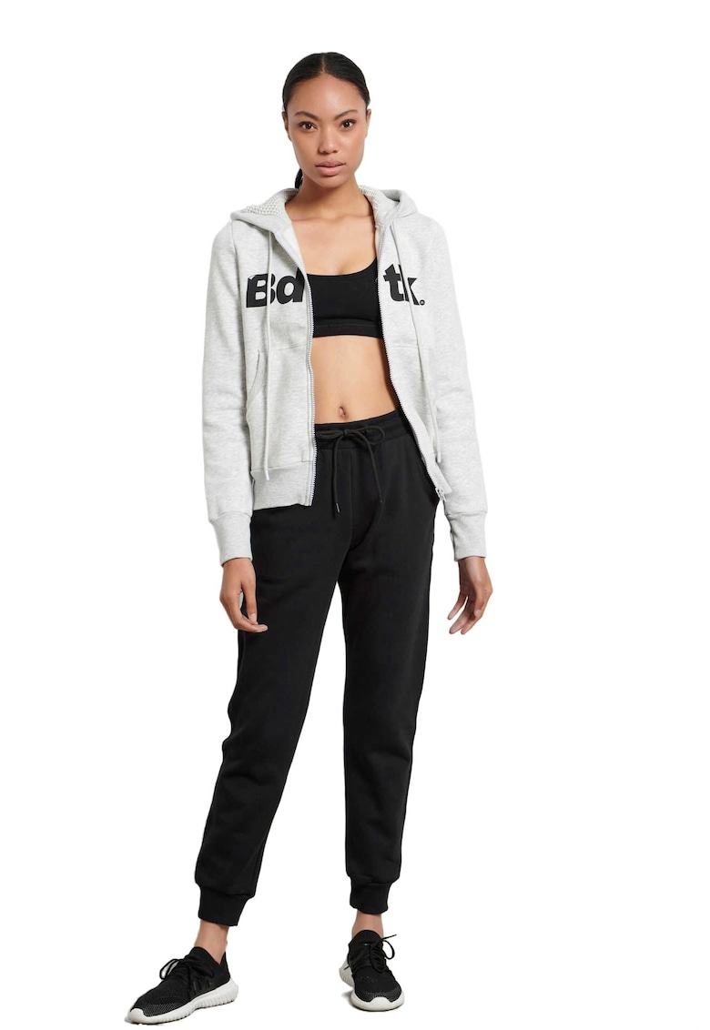Pantaloni dama - Fleece - Negru -