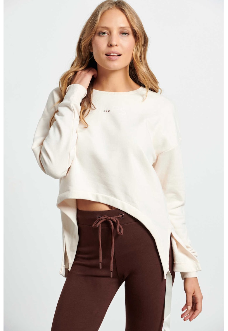 Bluza dama maneca lunga - Alb