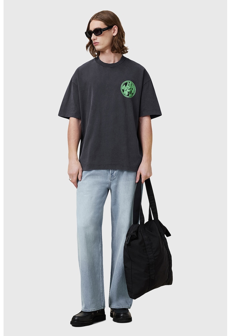 Tricou cu imprimeu pe partea din spate Distortion SS