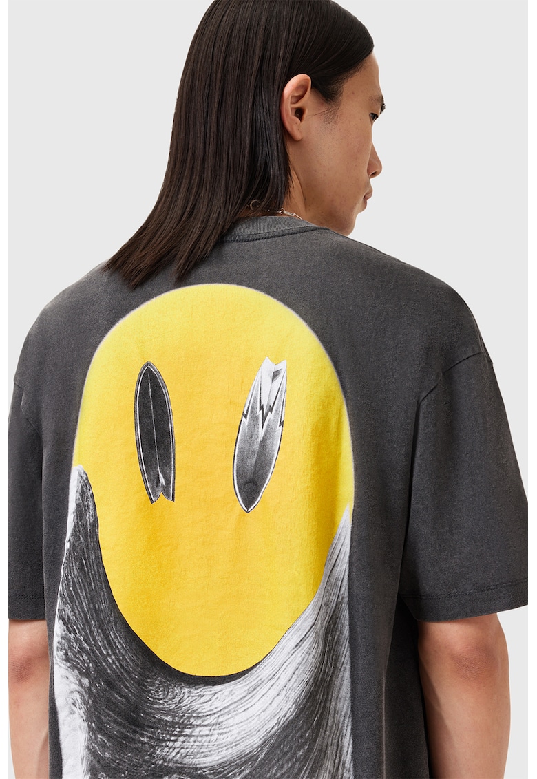 Tricou din bumbac cu maneci cazute Party Wave