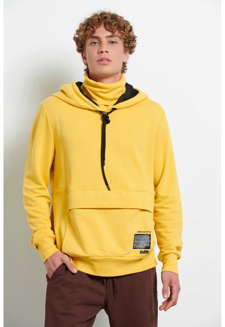 Hanorac pentru barbati - Saffron - culoare galben - material confortabil