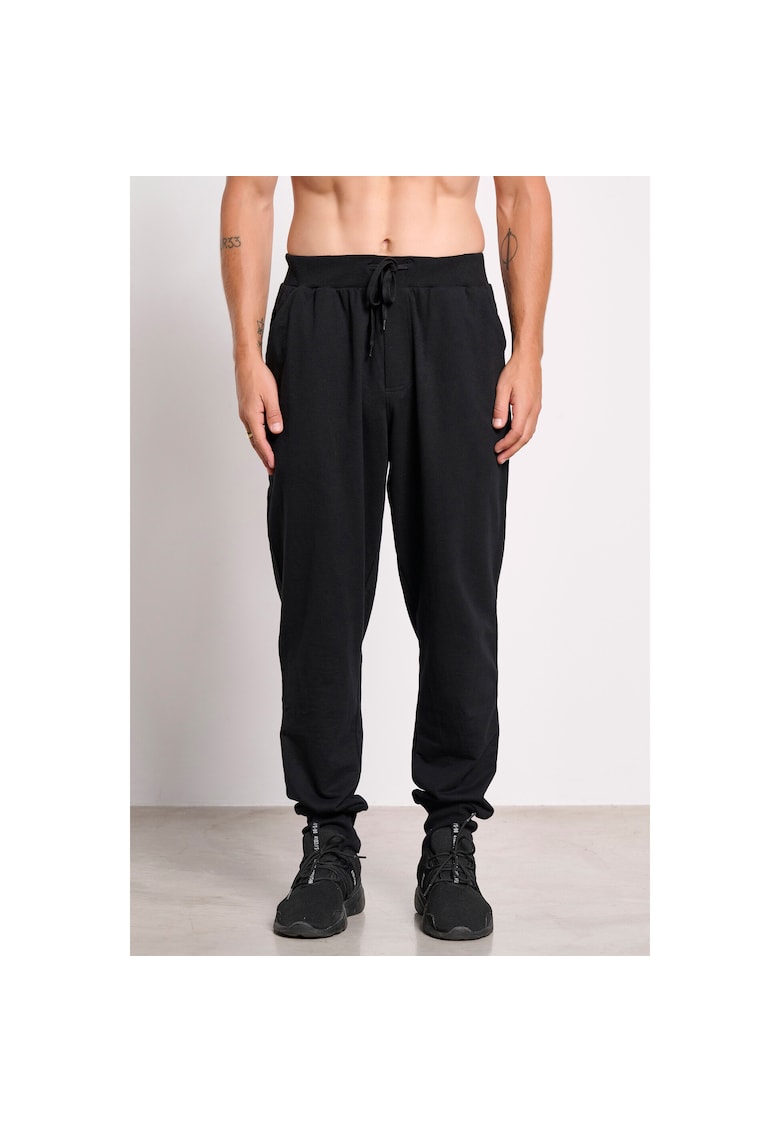 Pantaloni sport negru - barbati -