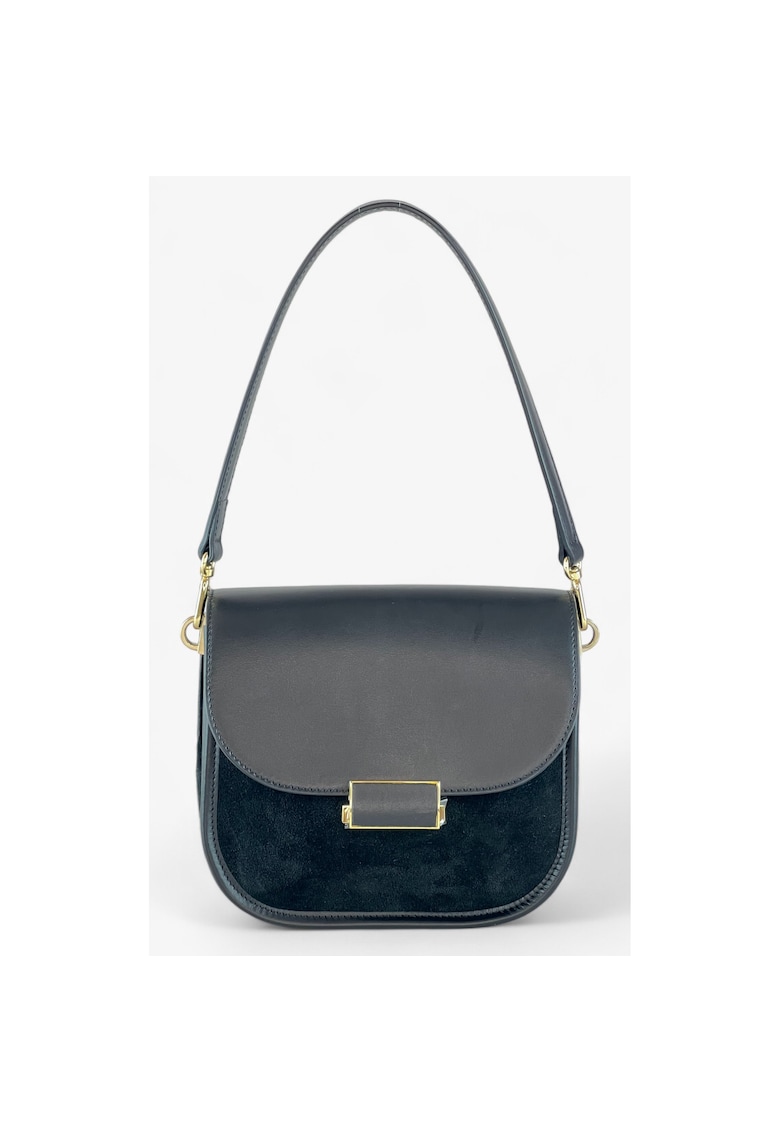 Caresta Alice geanta din piele - Negru - 15x18x10