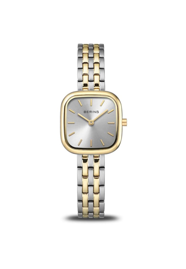 Ceas dama model Classic - otel - combinatie aurie si argintie - 30m apa - bratara din otel