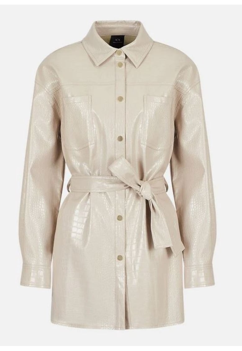 Jacheta dama - Poliuretan - Bej - Bej