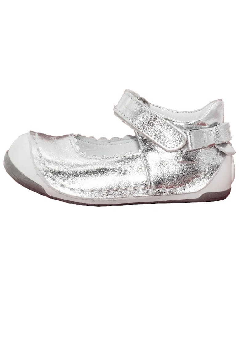 Balerini cu prindere scai -  din piele - 211A