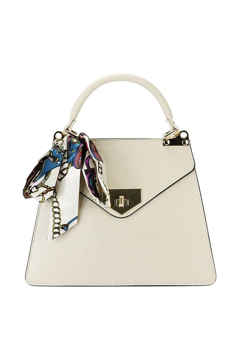 Geanta medie bej din piele naturala 1014 128 16927 - Bej