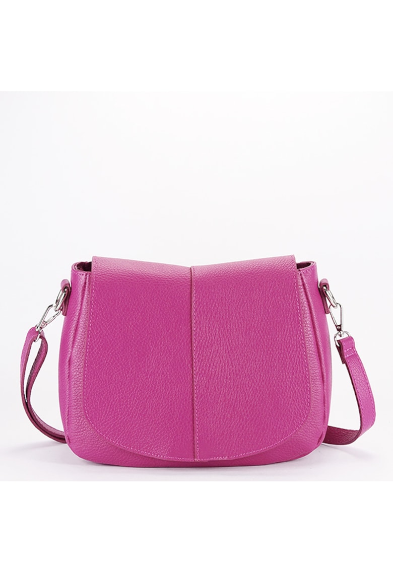 Geanta fucsia din piele naturala 8960 123 Fucsia