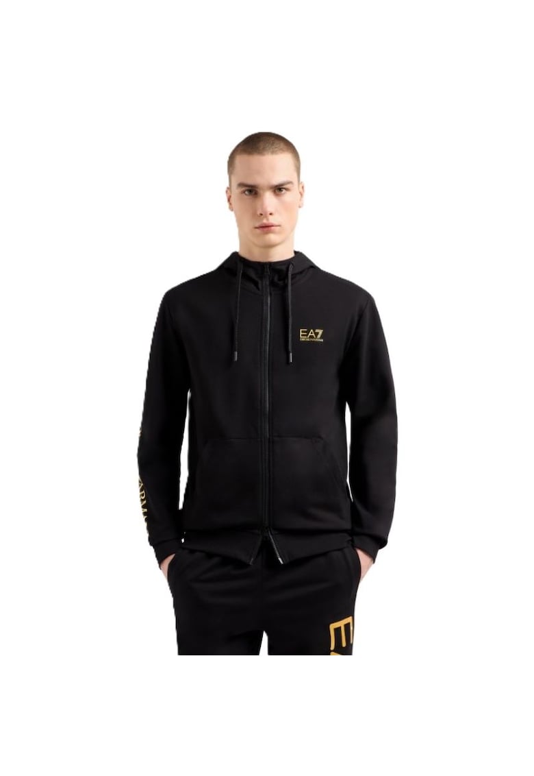 Bluza cu fermoar  pentru Barbati - m hoodie fz extended logo cc - 7M000568-AF13512-MC004 - Negru