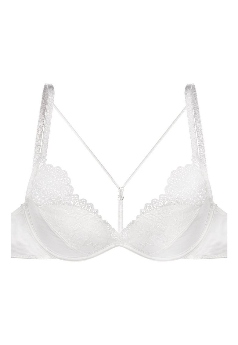 Sutien push-up Nauri Alb crem