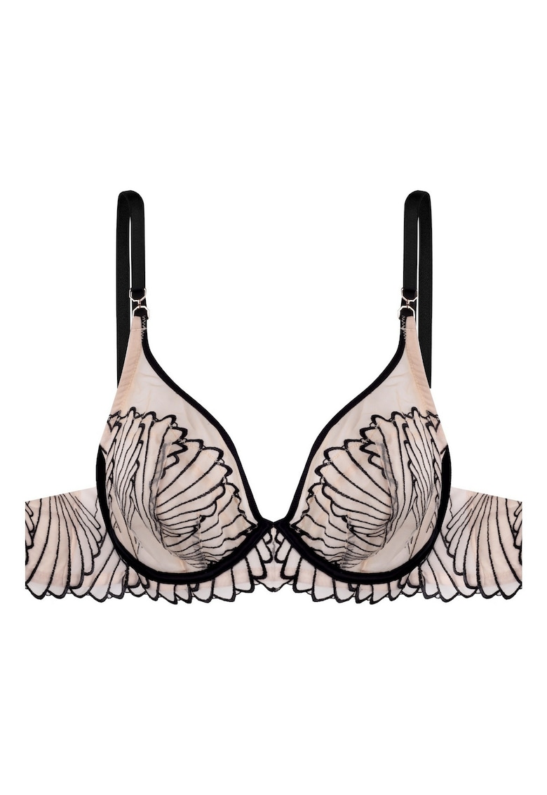 Sutien clasic moale Nugat negru - Negru