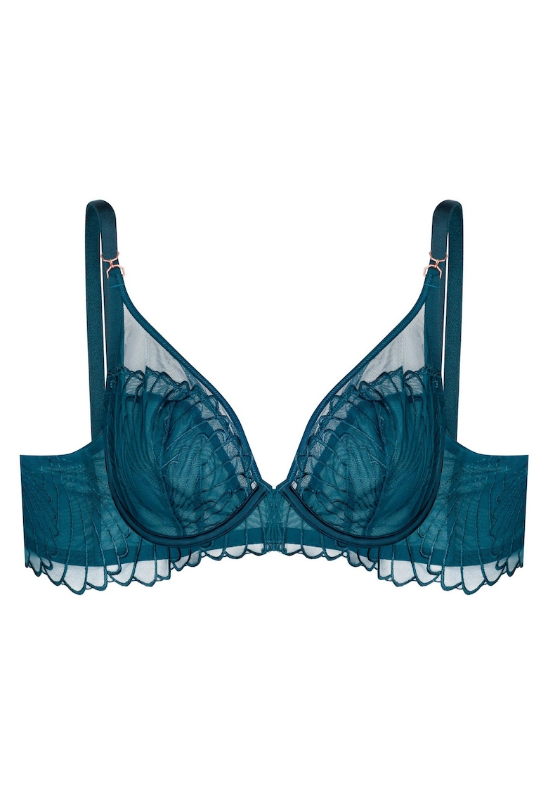 Sutien clasic moale Nugat Verde marin