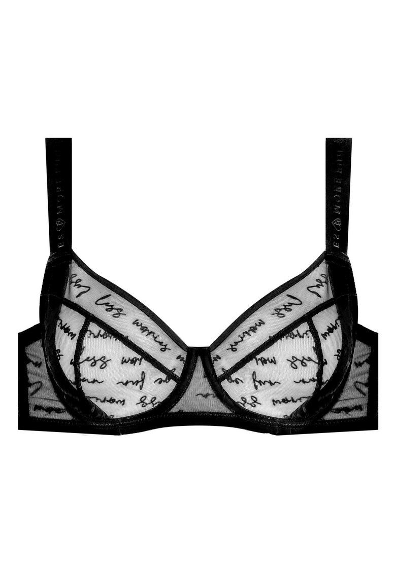 Sutien clasic moale Naomy Negru