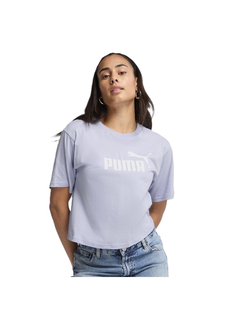 Tricou pentru Femei - ess cropped no 1 logo relaxed tee - 684972-47 - 2XS INTL - Mov