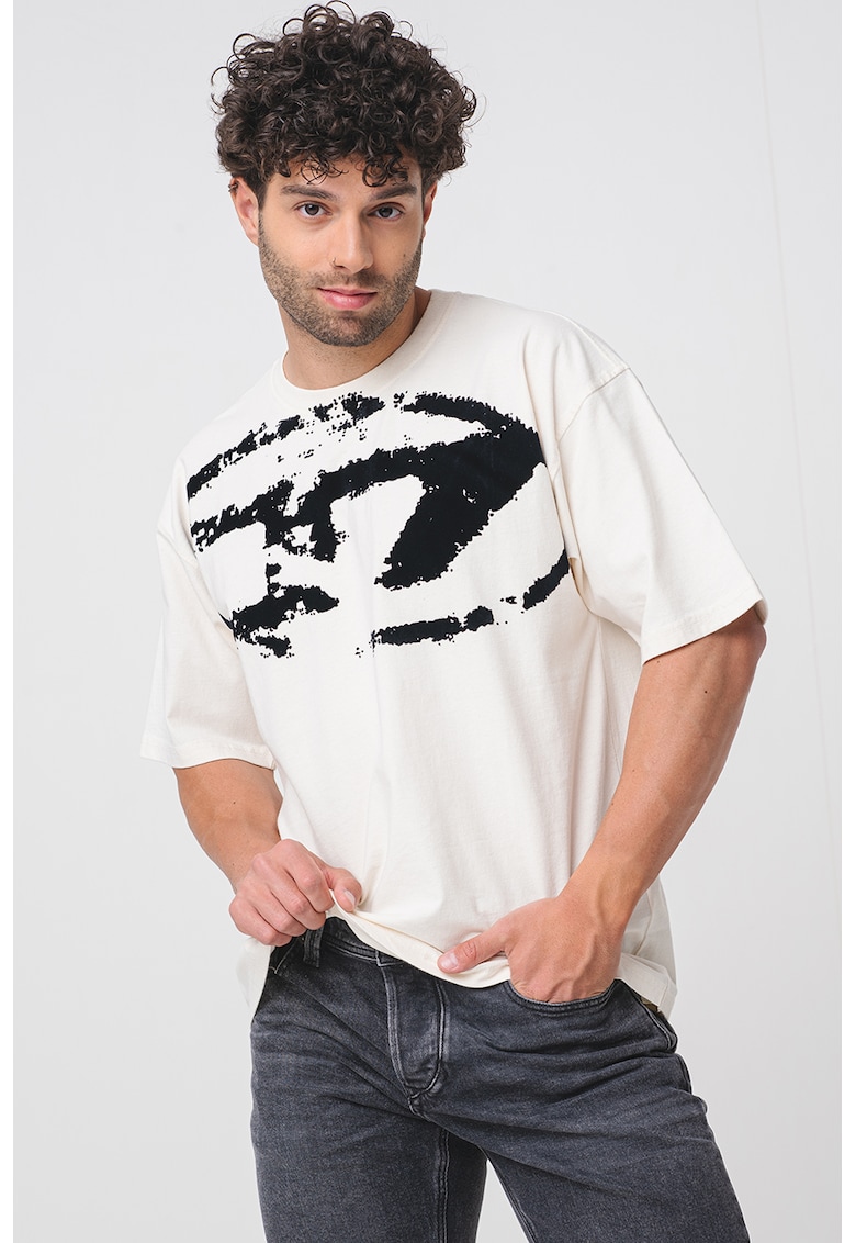 Tricou relaxed-fit din bumbac cu imprimeu Boxt Tricou relaxed-fit din bumbac cu imprimeu Boxt