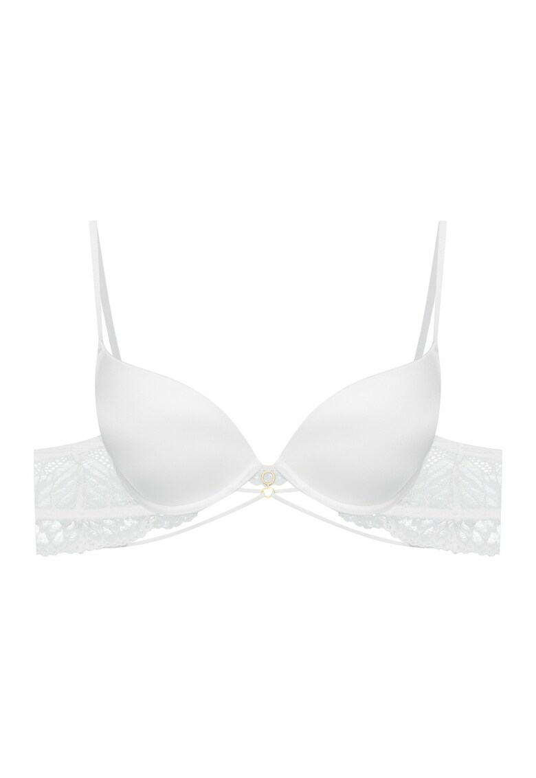 Sutien push-up Olive - Alb crem