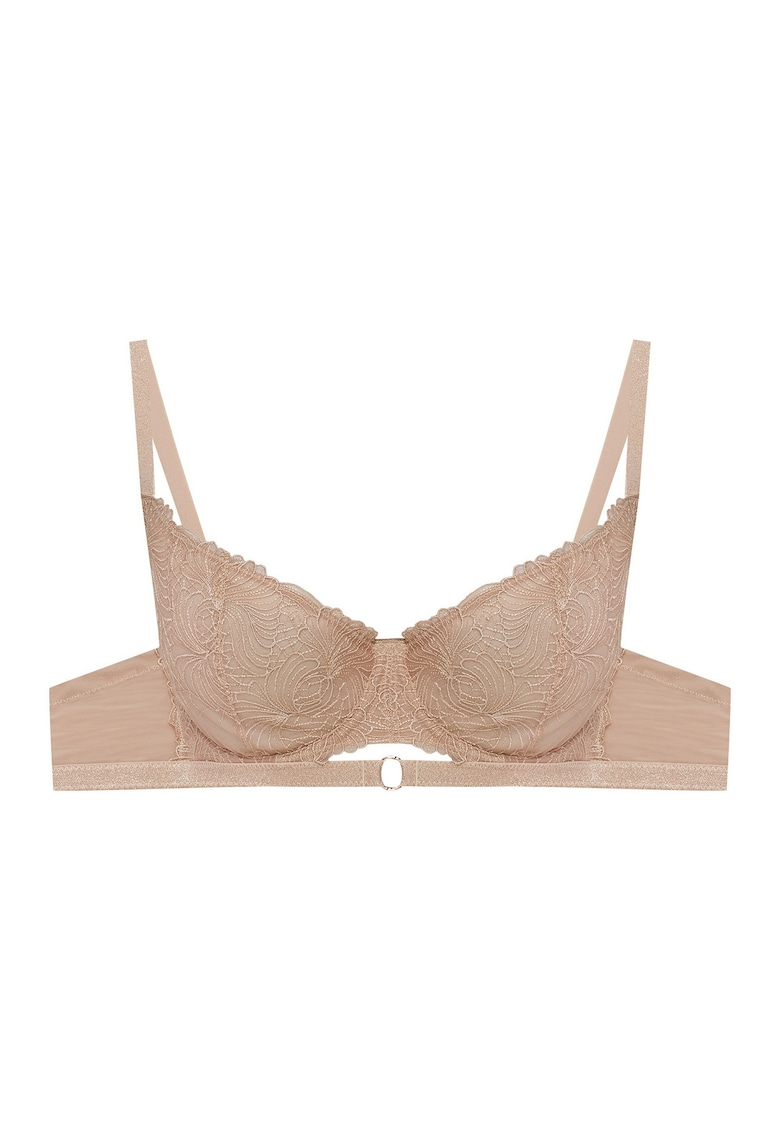 Sutien clasic moale Ombre Bej de nisip - Negru