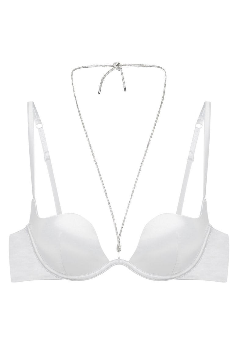 Sutien push-up Onyks gri deschis - Gri