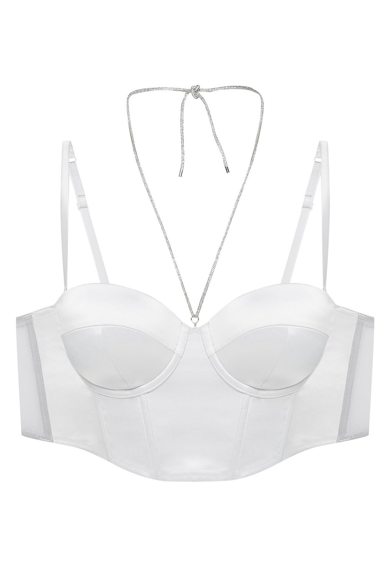 Sutien push-up gri deschis - Gri