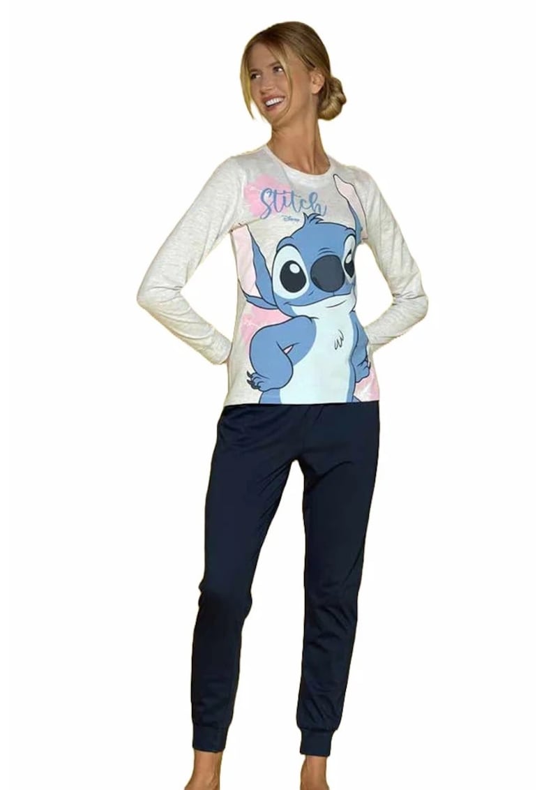 Pijama bumbac dama Disney Gri Pijama bumbac dama Disney Gri