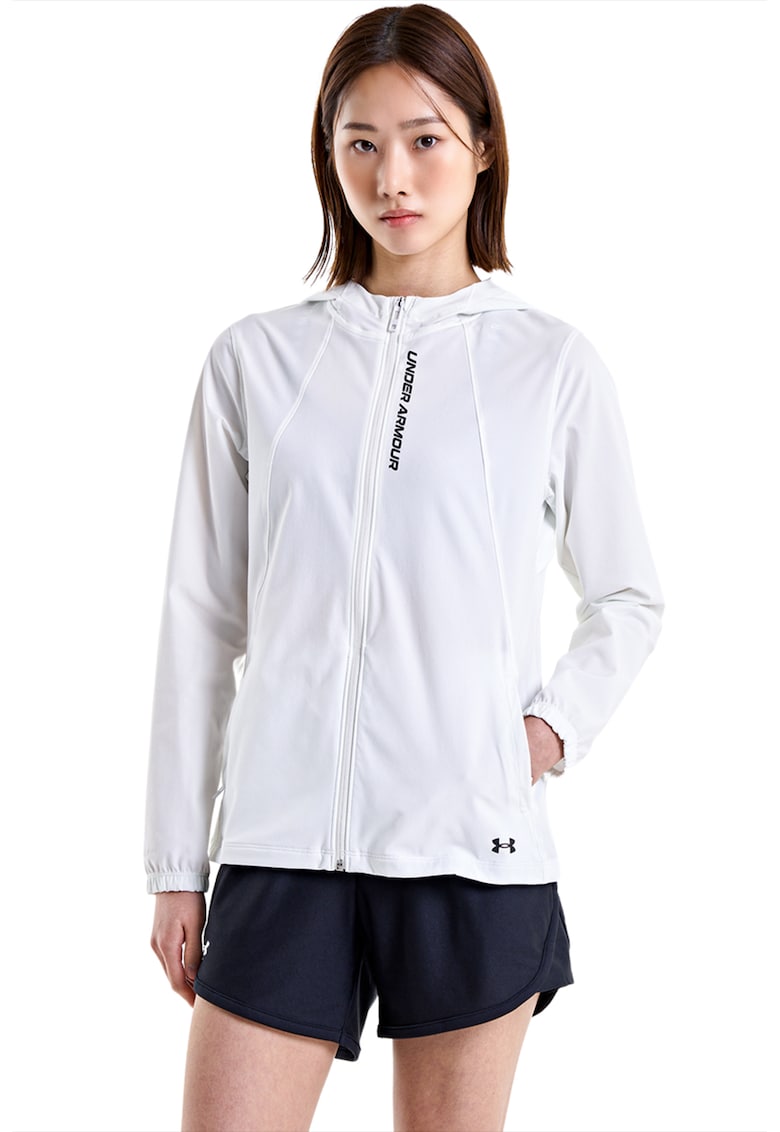 Jacheta slim fit cu gluga - pentru alergare OutRun The Storm