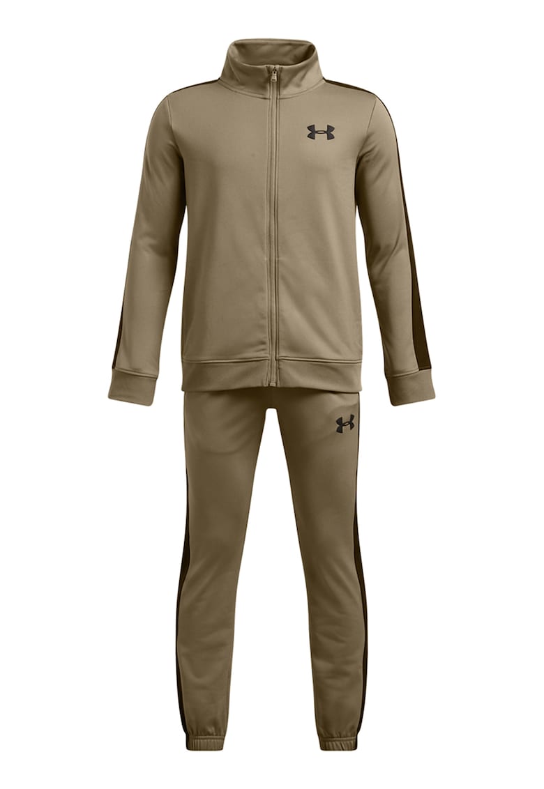 Trening pentru copii UA Knit - Negru/Maro taupe