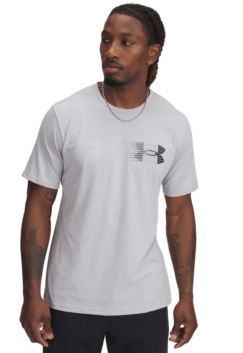 Tricou din amestec de bumbac cu imprimeu logo